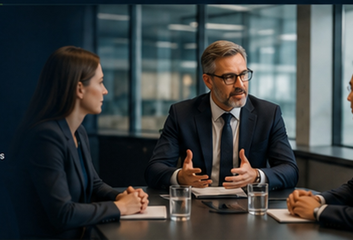 Lexbridge lawyers discussing a client matter